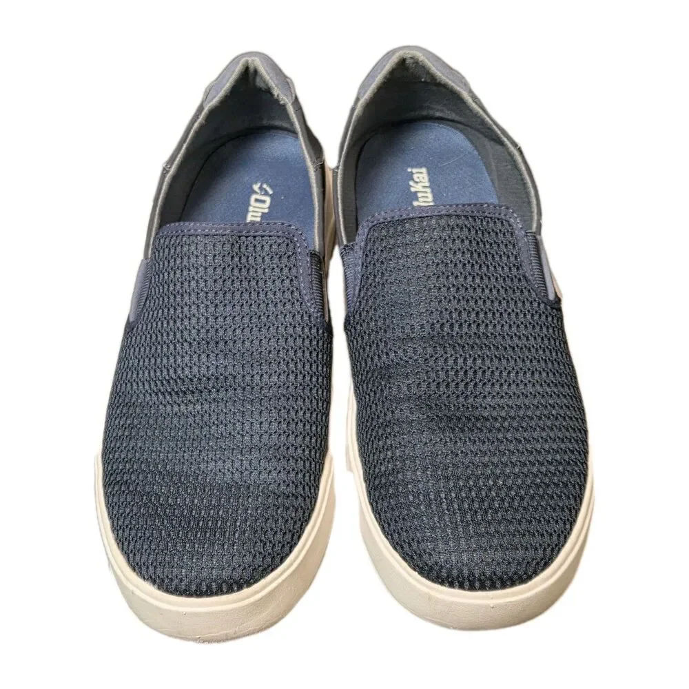 Olukai Slip On Sneaker Shoes Mens Sz 9 Lae'ahi Blue Breathable Beach Vacation